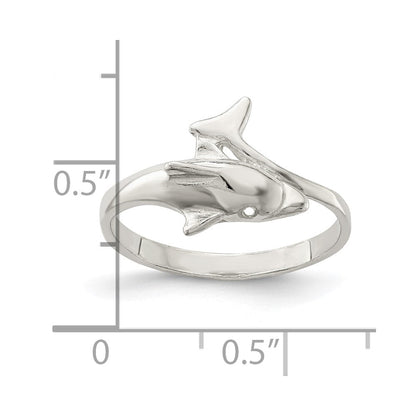 Sterlingsilber Delfin Ring