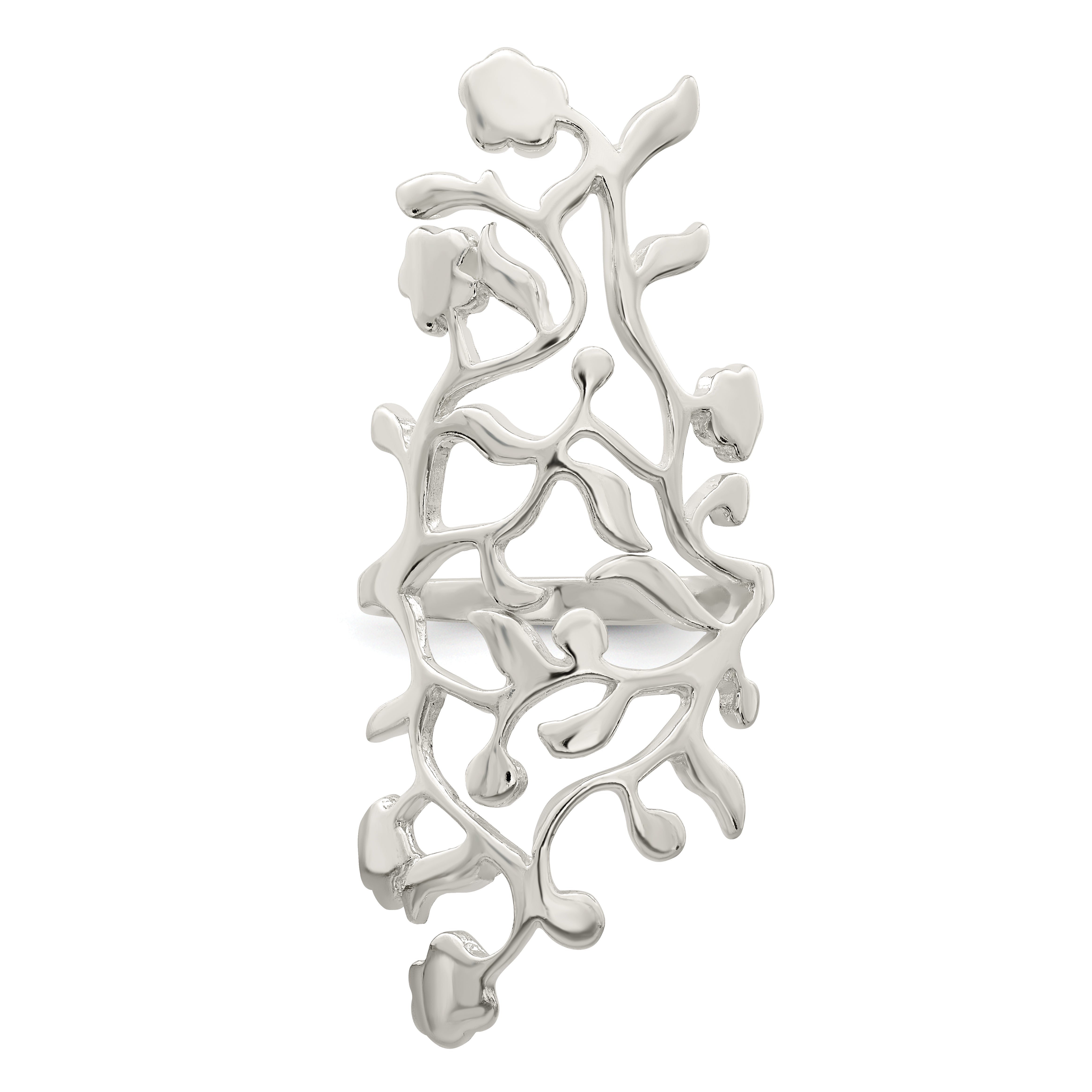 Sterlingsilber Vines Full Finger Ring