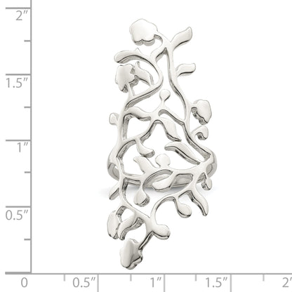 Sterlingsilber Vines Full Finger Ring