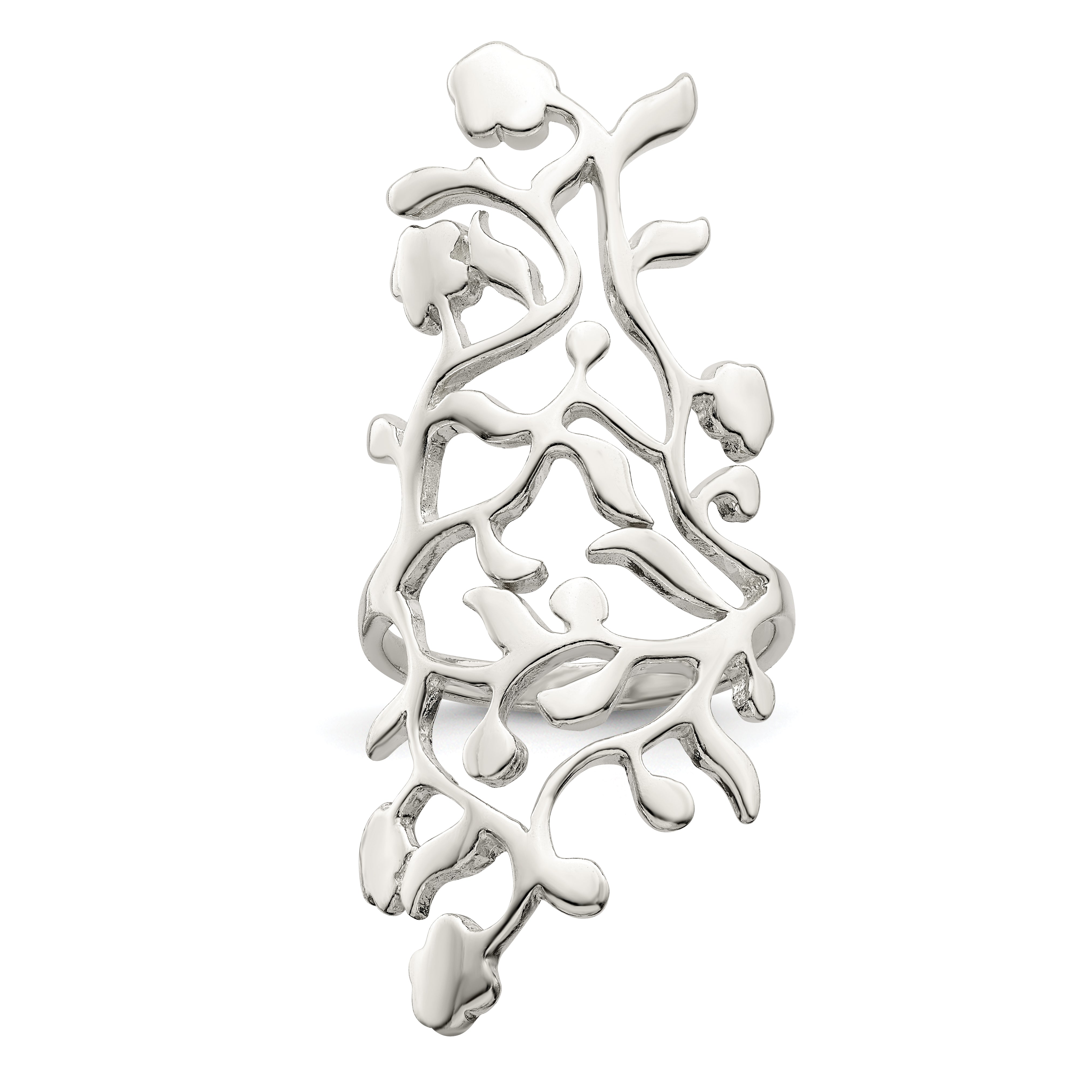 Sterlingsilber Vines Full Finger Ring