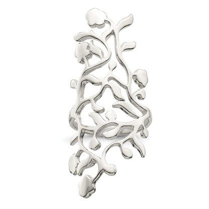 Sterlingsilber Vines Full Finger Ring