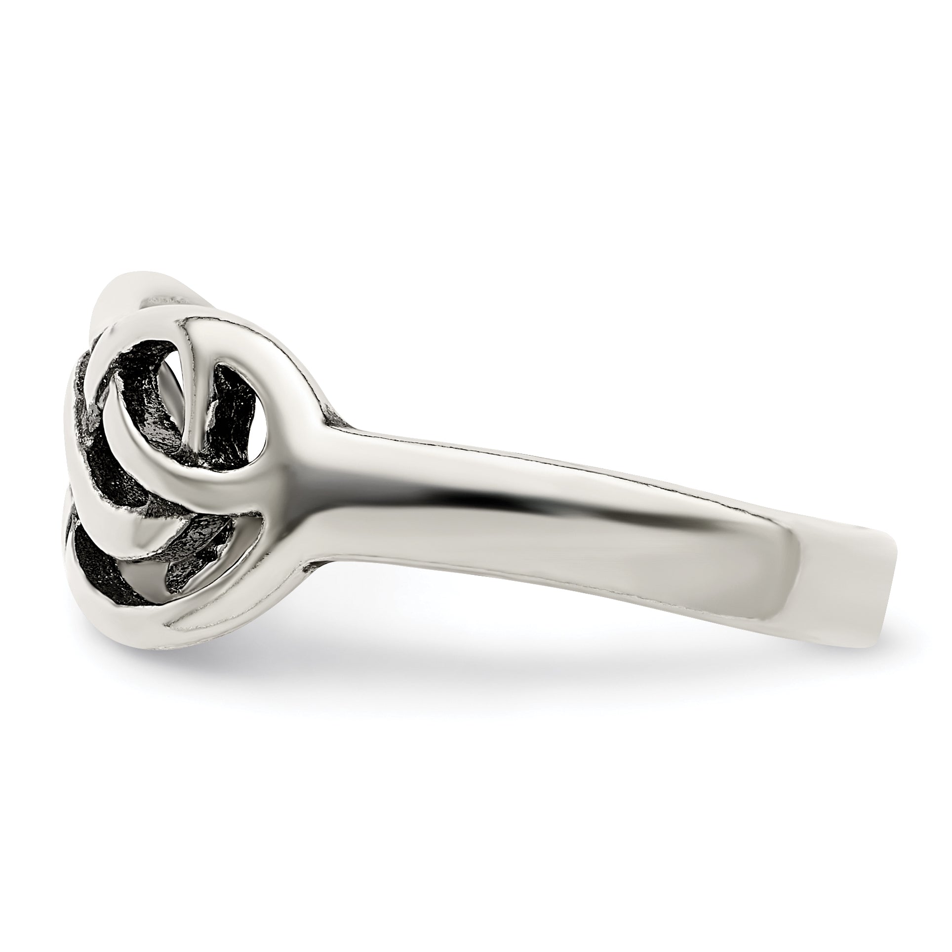 Sterlingsilber Antikisiert Knoten Ring