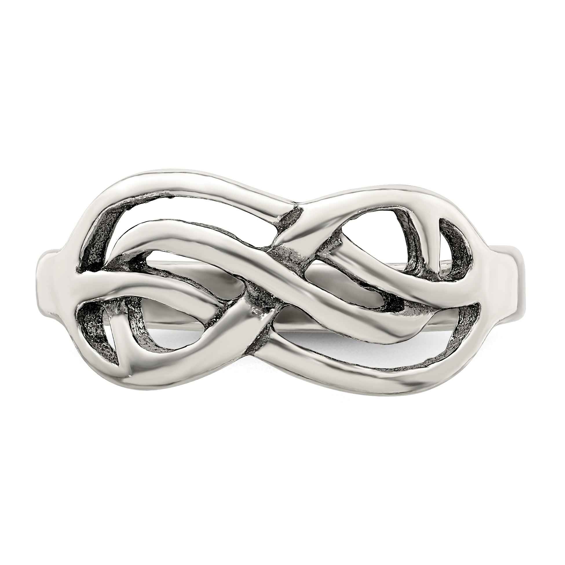 Sterlingsilber Antikisiert Knoten Ring
