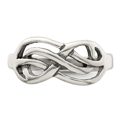 Sterlingsilber Antikisiert Knoten Ring