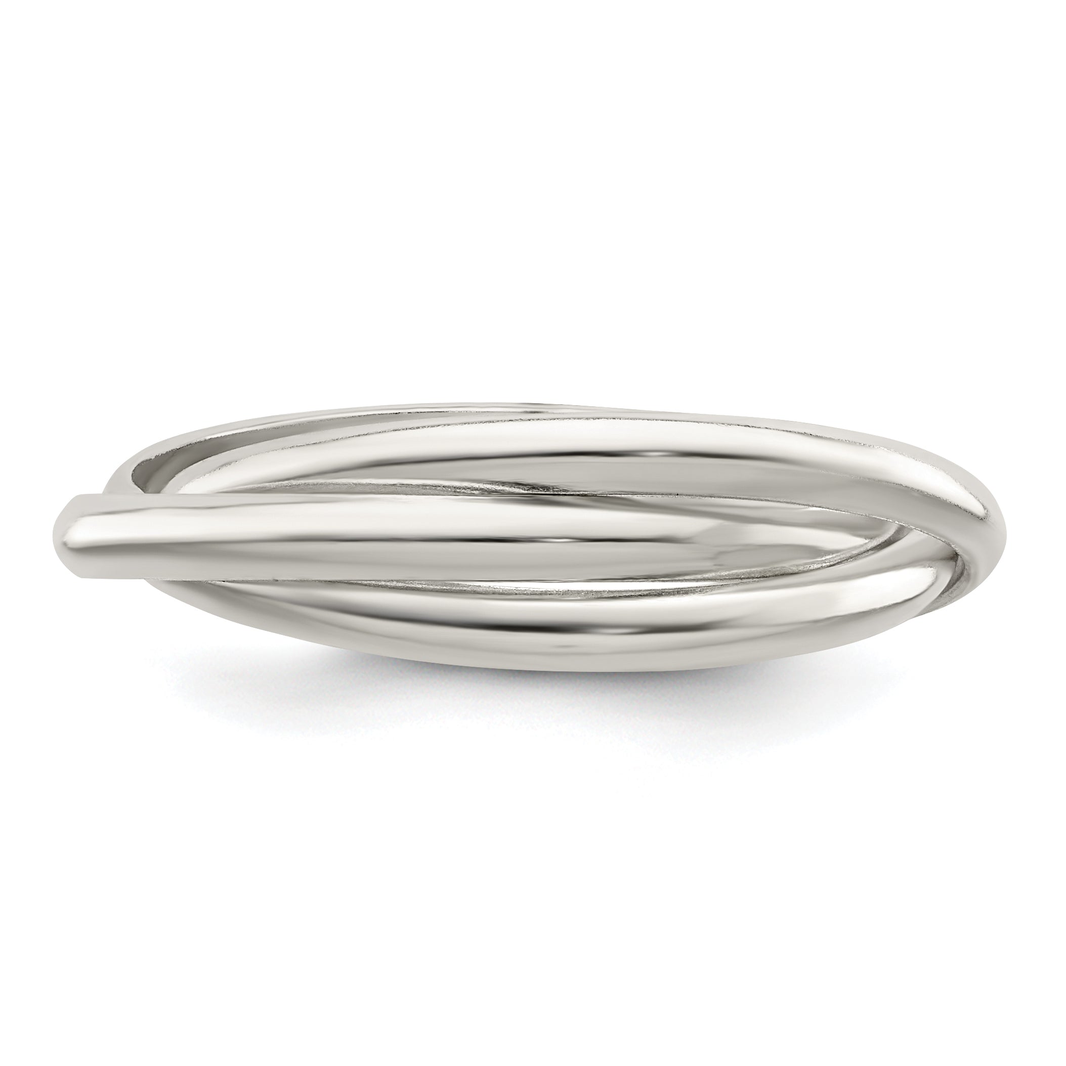 Sterlingsilber Dreifach Intertwining Ring