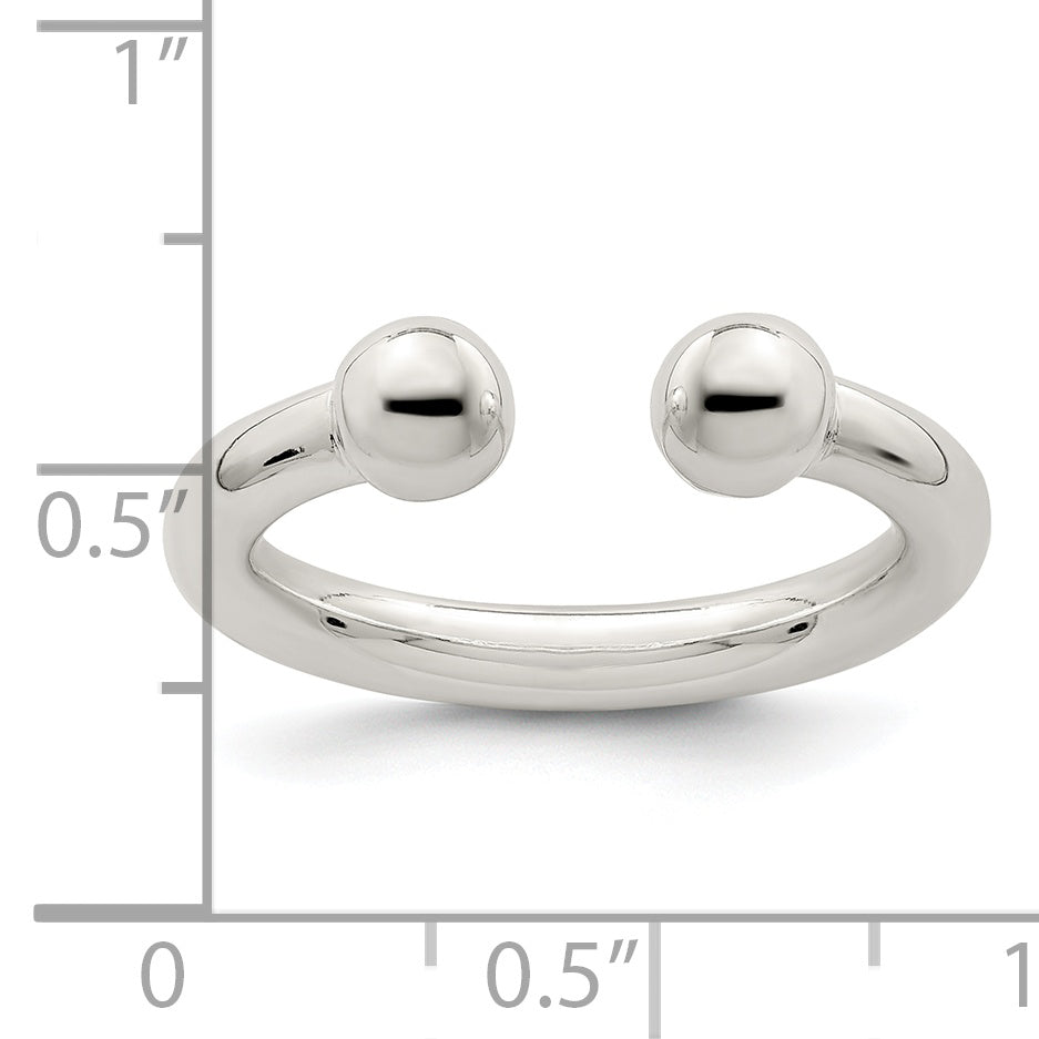 Sterlingsilber Röhre Ring