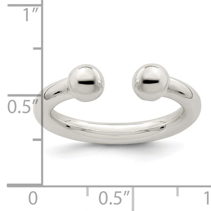 Sterlingsilber Röhre Ring