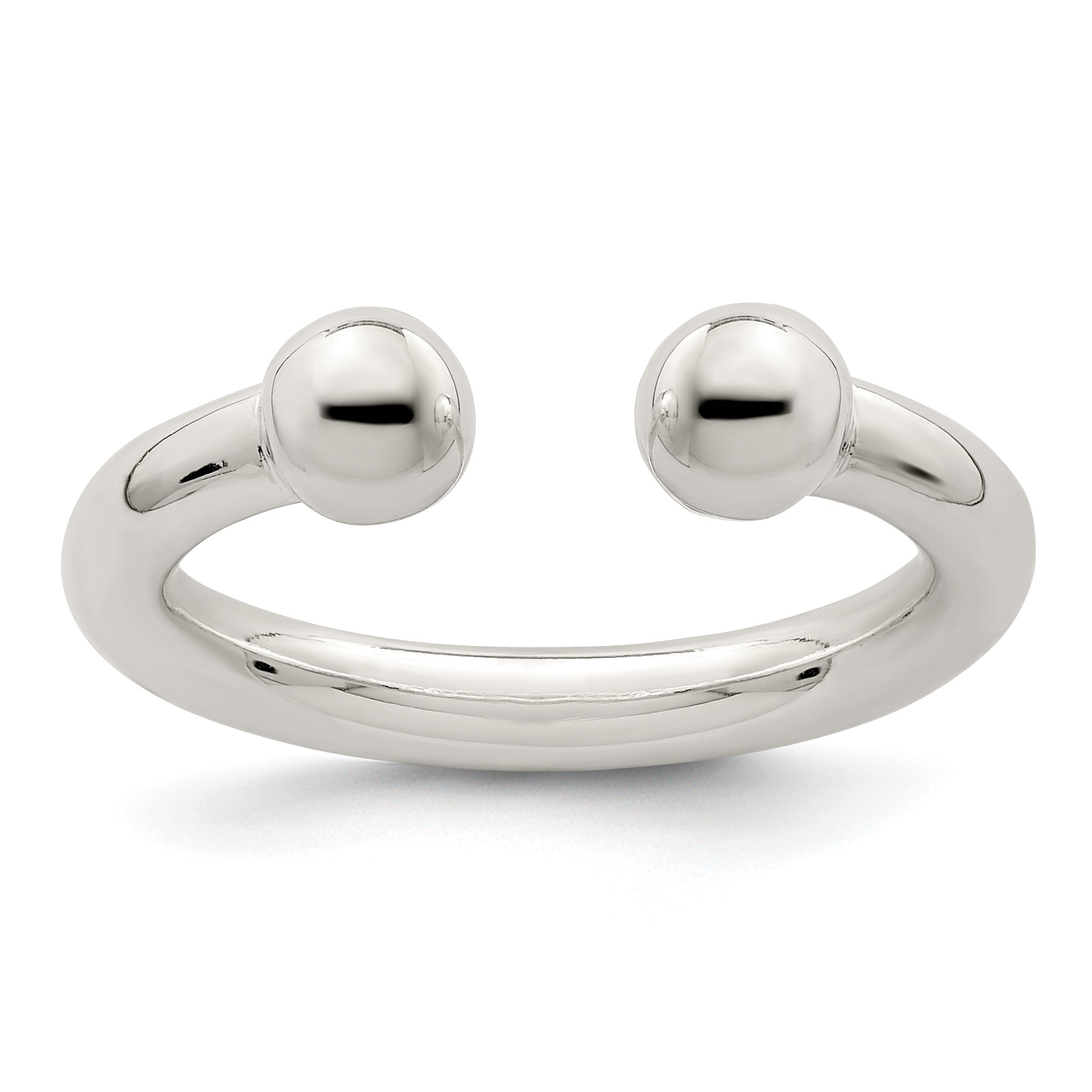 Sterlingsilber Röhre Ring