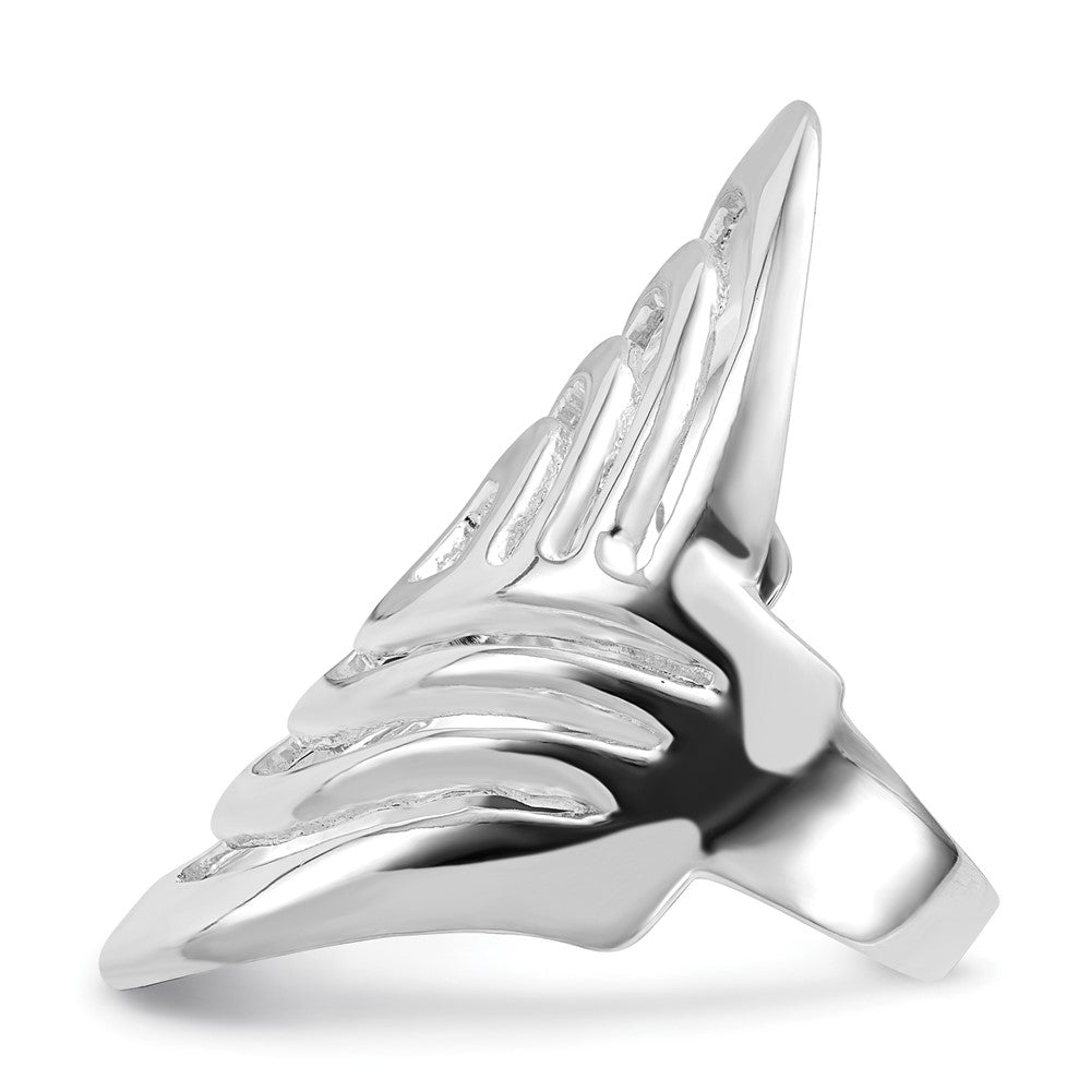 Sterlingsilber Poliert Fantasie Ring (size 6 Nur)