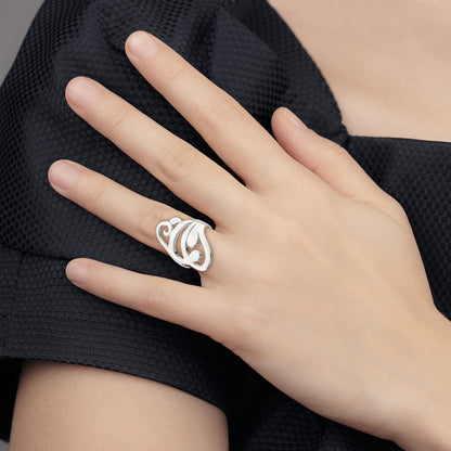 Sterlingsilber Ranke Ring