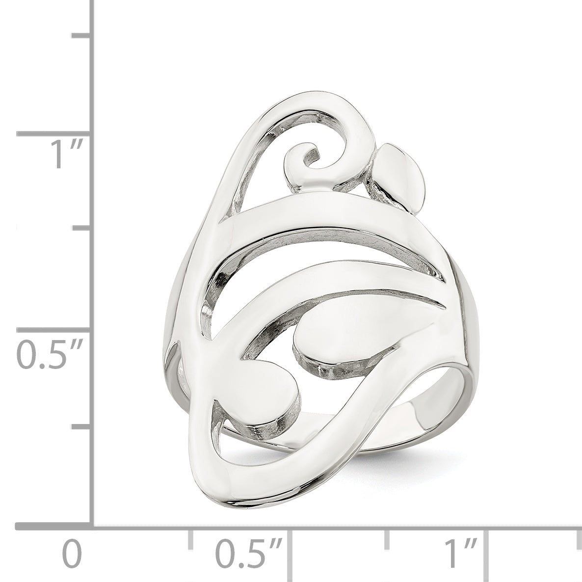 Sterlingsilber Ranke Ring