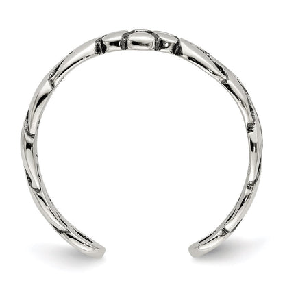 Sterlingsilber Antikisiert Stellux Kristall Zehenring