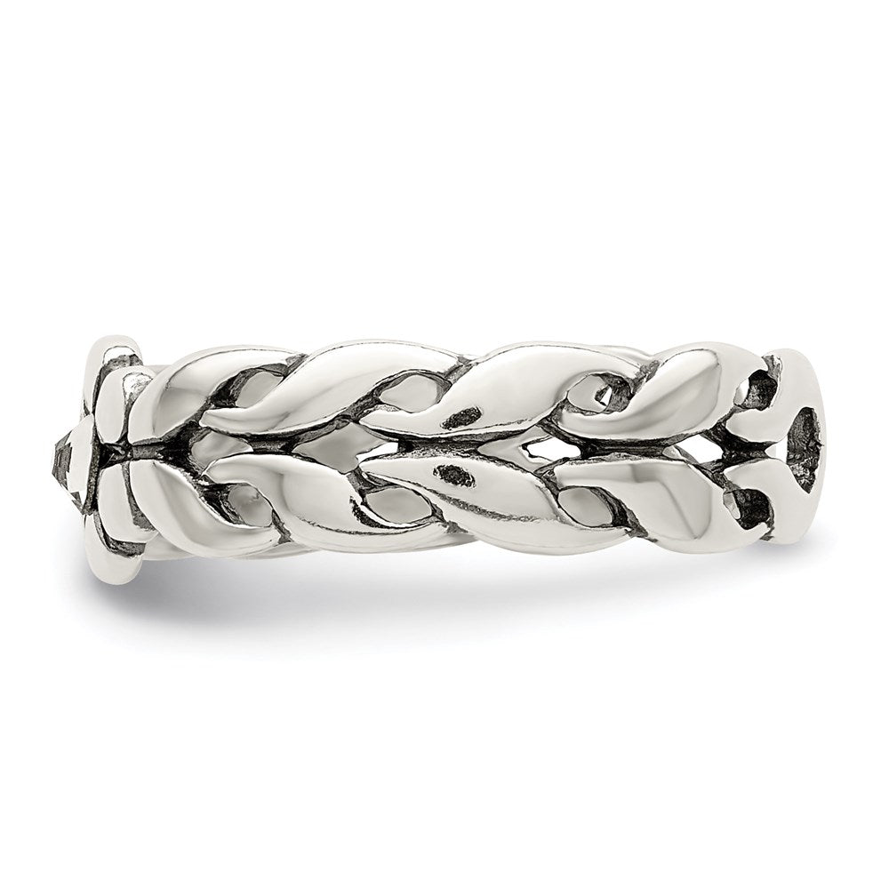 Sterlingsilber Antikisiert Stellux Kristall Zehenring