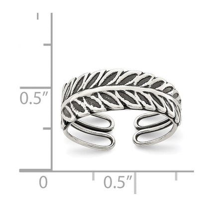 Sterlingsilber Antikisiert Fantasie Zehenring