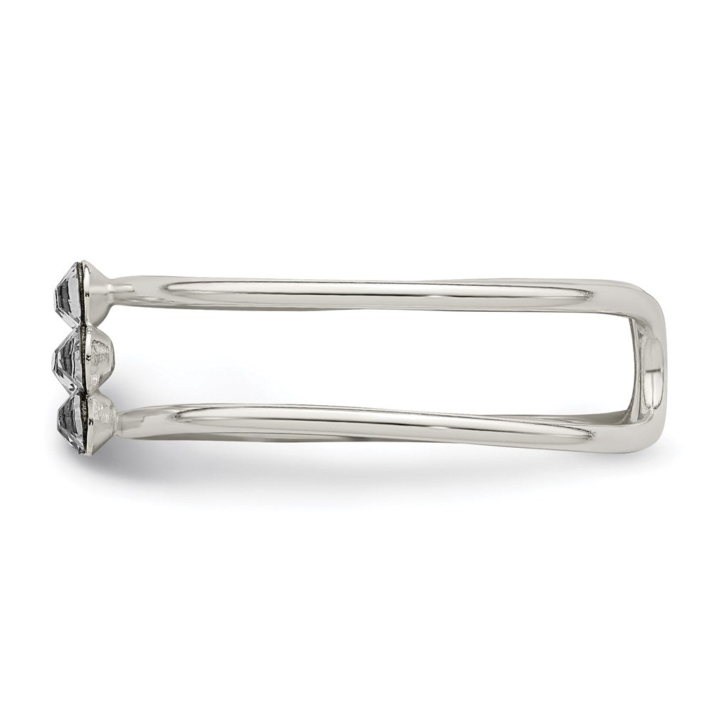Sterlingsilber Zirkonia Blume Zehenring
