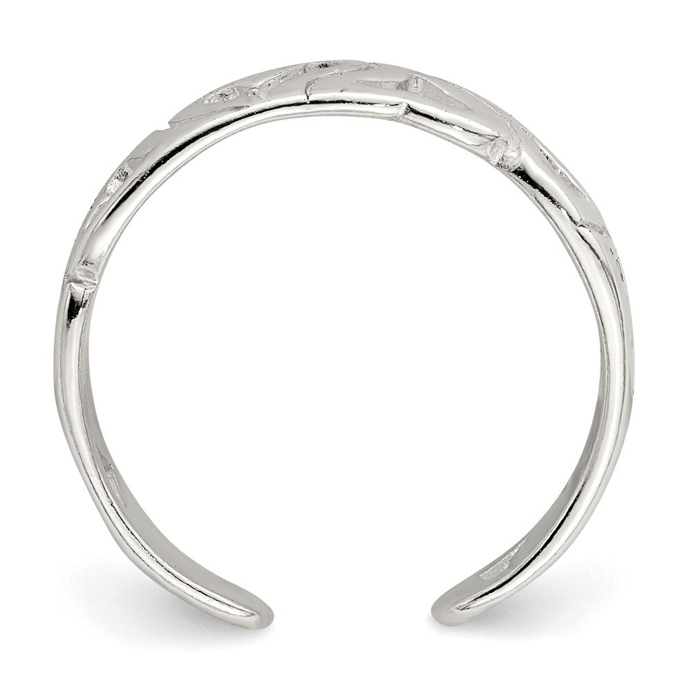 Sterlingsilber Herz Zehenring