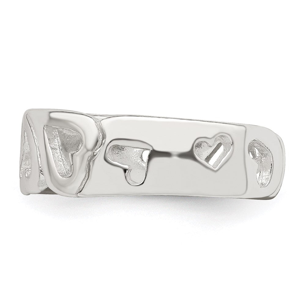Sterlingsilber Herz Zehenring