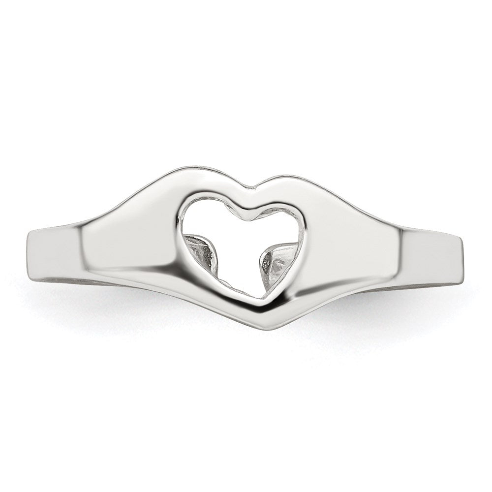 Sterlingsilber Herz Zehenring