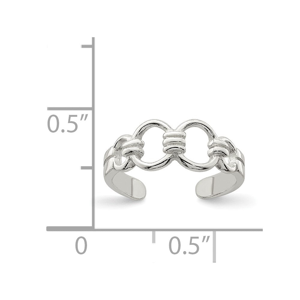 Sterlingsilber Zehenring