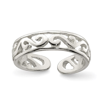 Sterlingsilber Zehenring