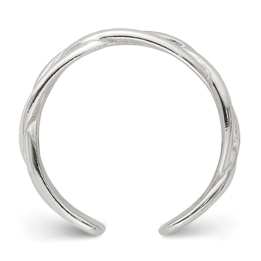Sterlingsilber Geflochten Zehenring