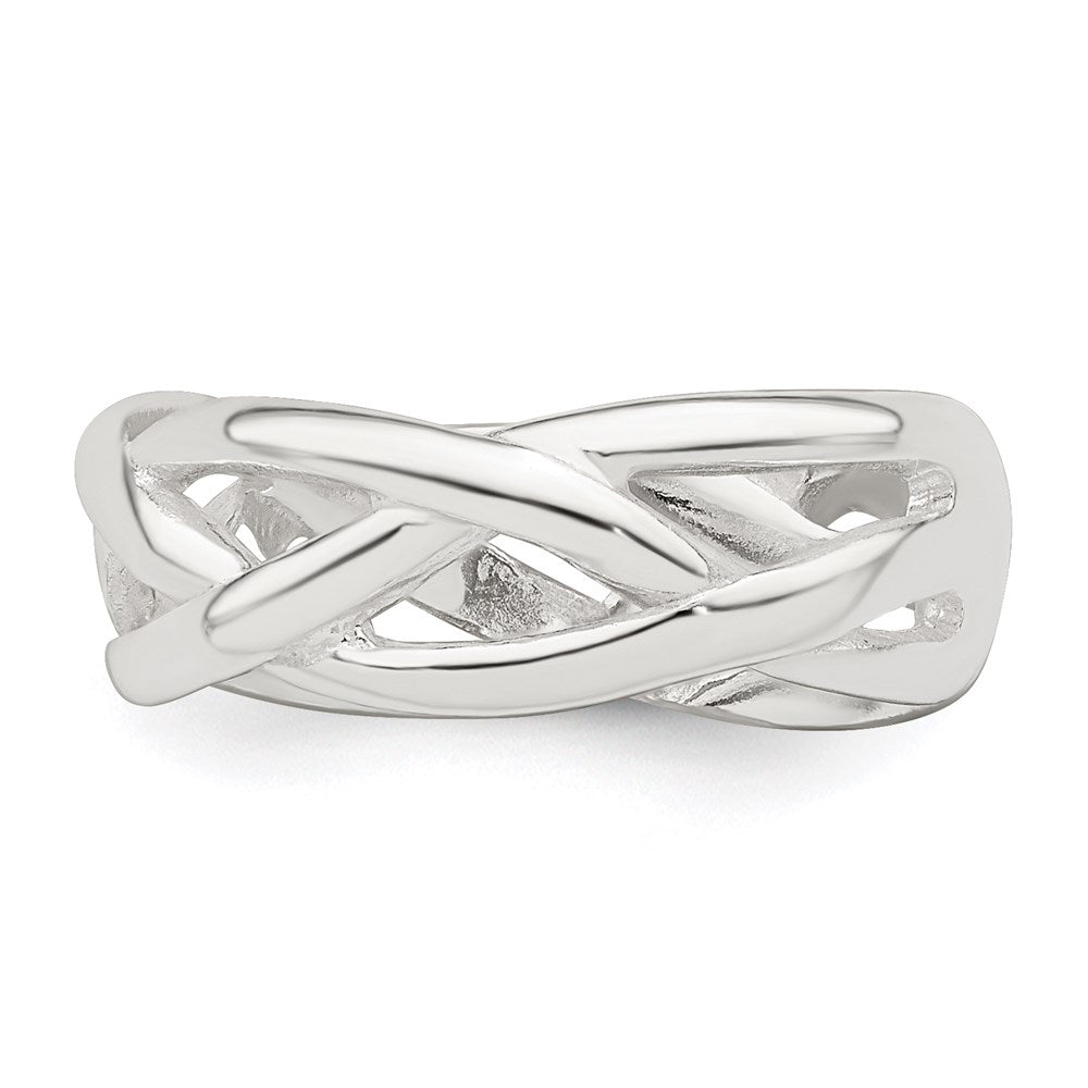 Sterlingsilber Geflochten Zehenring