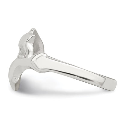 Sterlingsilber Delfin Zehenring