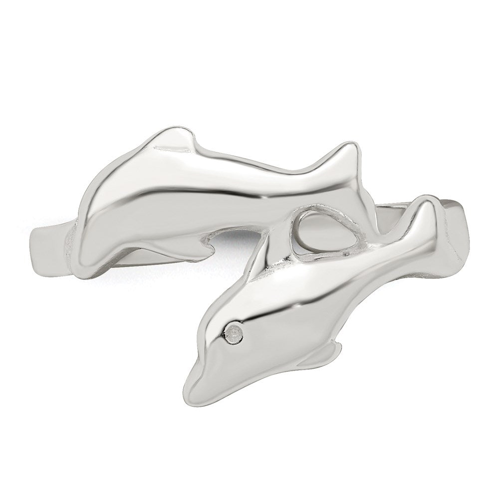 Sterlingsilber Delfin Zehenring