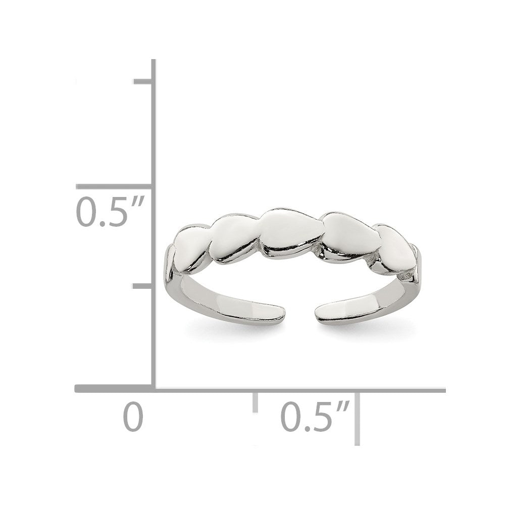 Sterlingsilber Zehenring