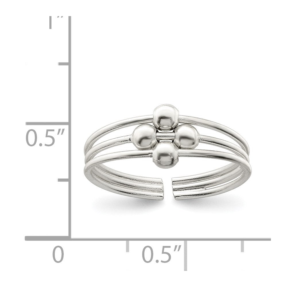 Sterlingsilber Zehenring
