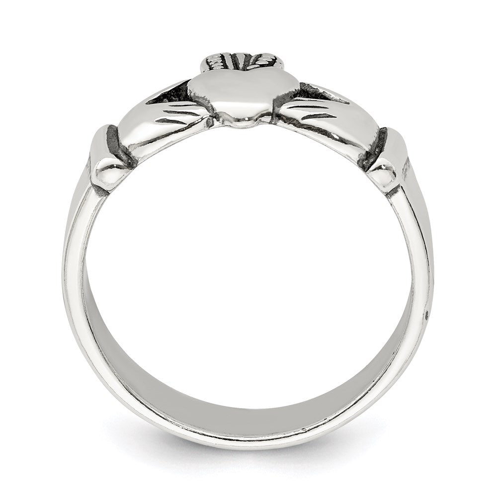 Sterlingsilber Claddagh Design Ring