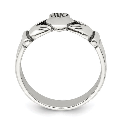 Sterlingsilber Claddagh Design Ring