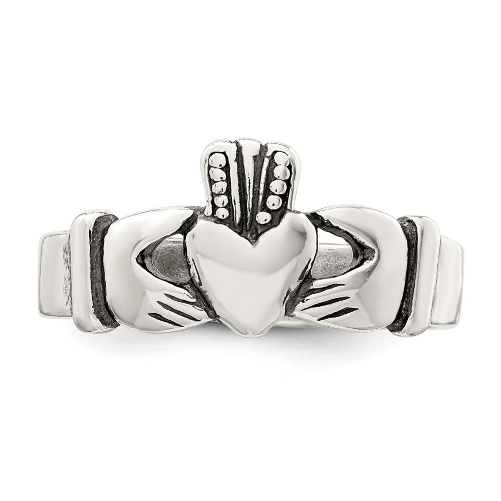 Sterlingsilber Claddagh Design Ring