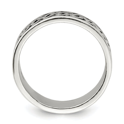 Sterlingsilber Weave Design Ring