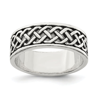Sterlingsilber Weave Design Ring