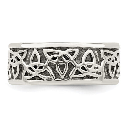 Sterlingsilber Antikisiert Keltisch Knoten Ring