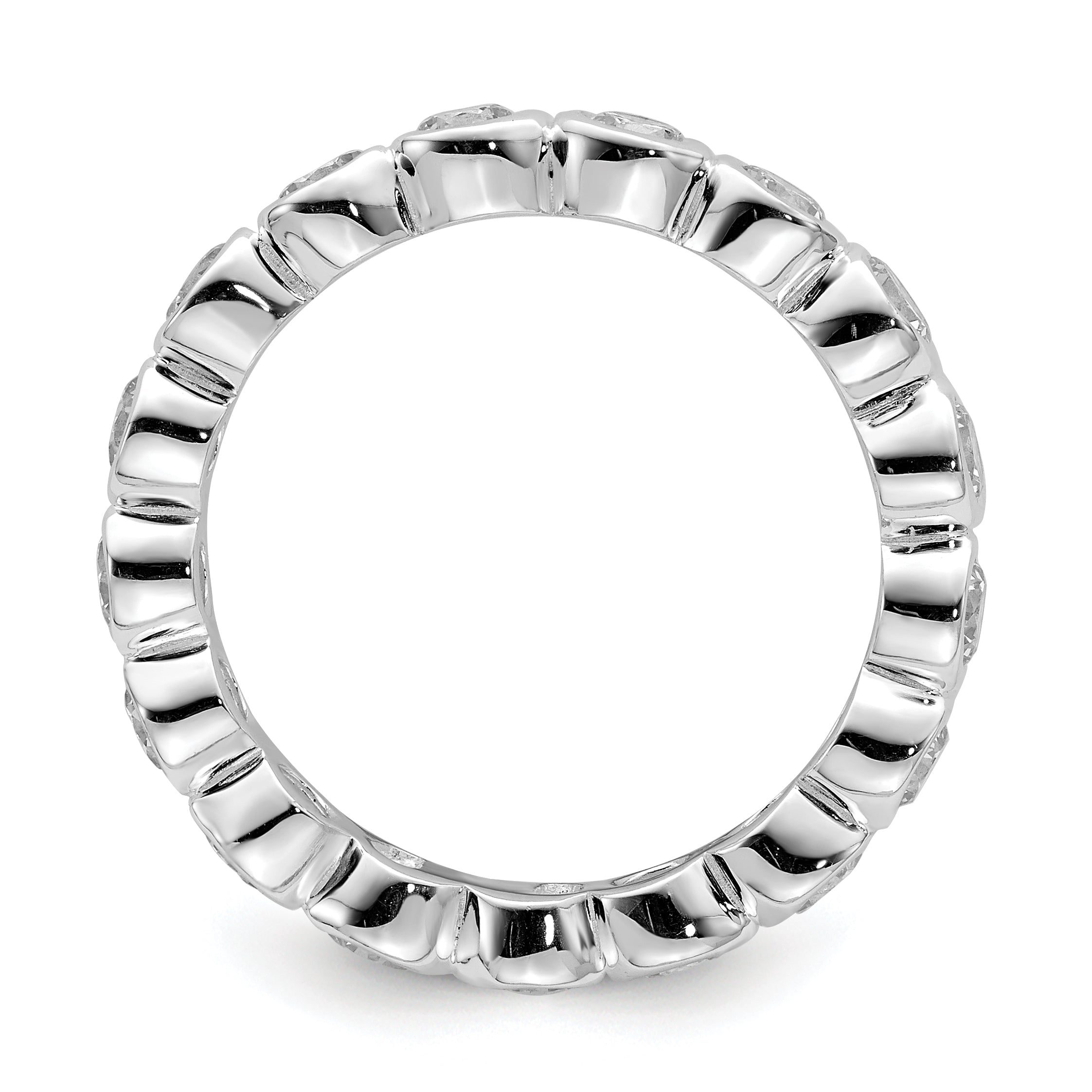 Sterlingsilber Zirkonia Ring