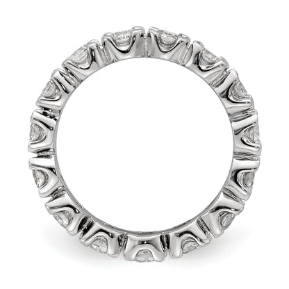 Sterlingsilber Rhodiniert Zirkonia Memoire Ring