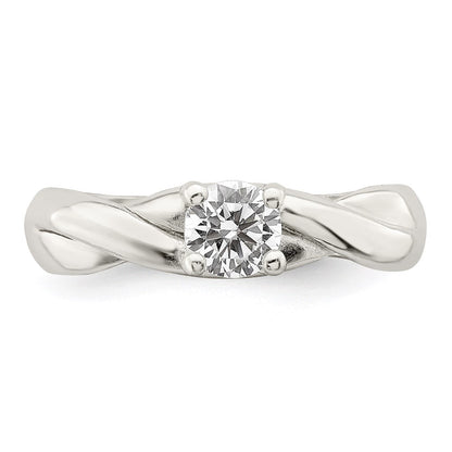 Sterlingsilber Zirkonia Ring (size 7 Nur)