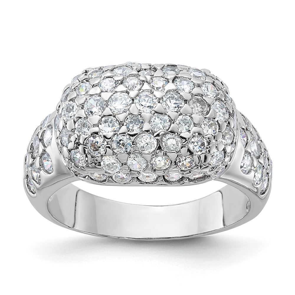 Sterlingsilber Zirkonia Pavé‚äö Ring (size 7 Nur)