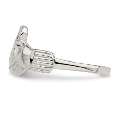 Sterlingsilber Claddagh Ring