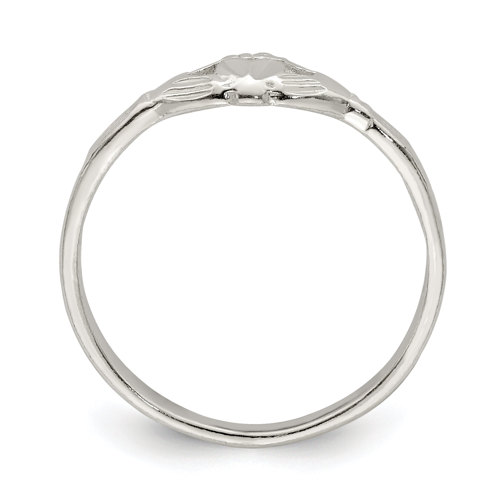 Sterlingsilber Claddagh Ring
