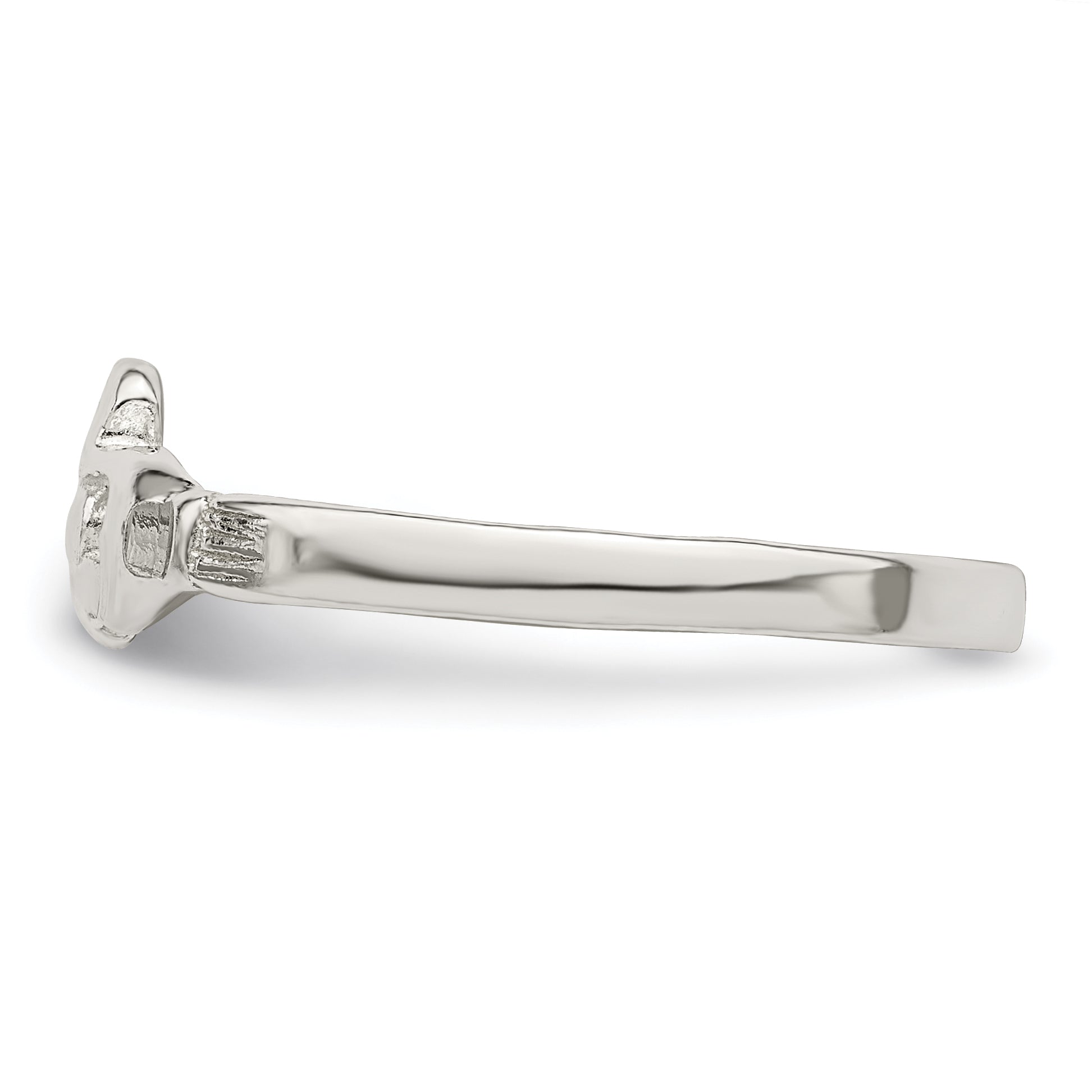 Sterlingsilber Claddagh Ring