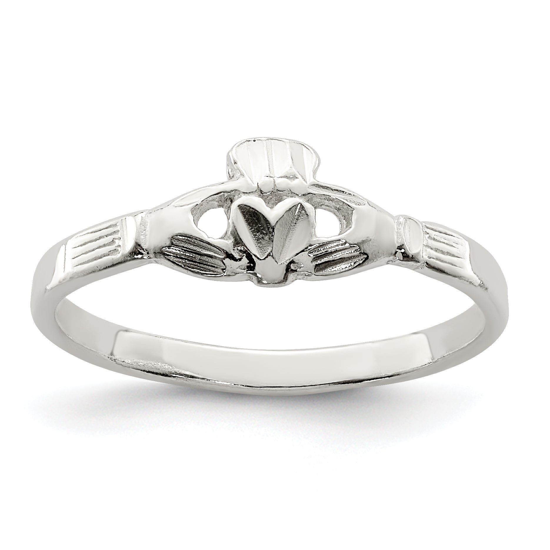 Sterlingsilber Claddagh Ring