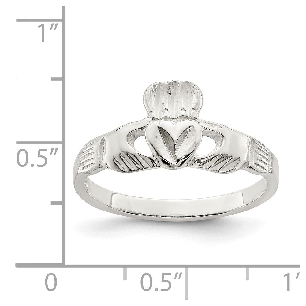 Sterlingsilber Claddagh Ring
