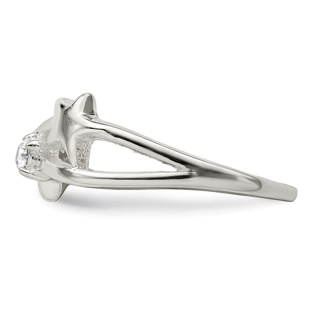 Sterlingsilber Zirkonia Stern Ring
