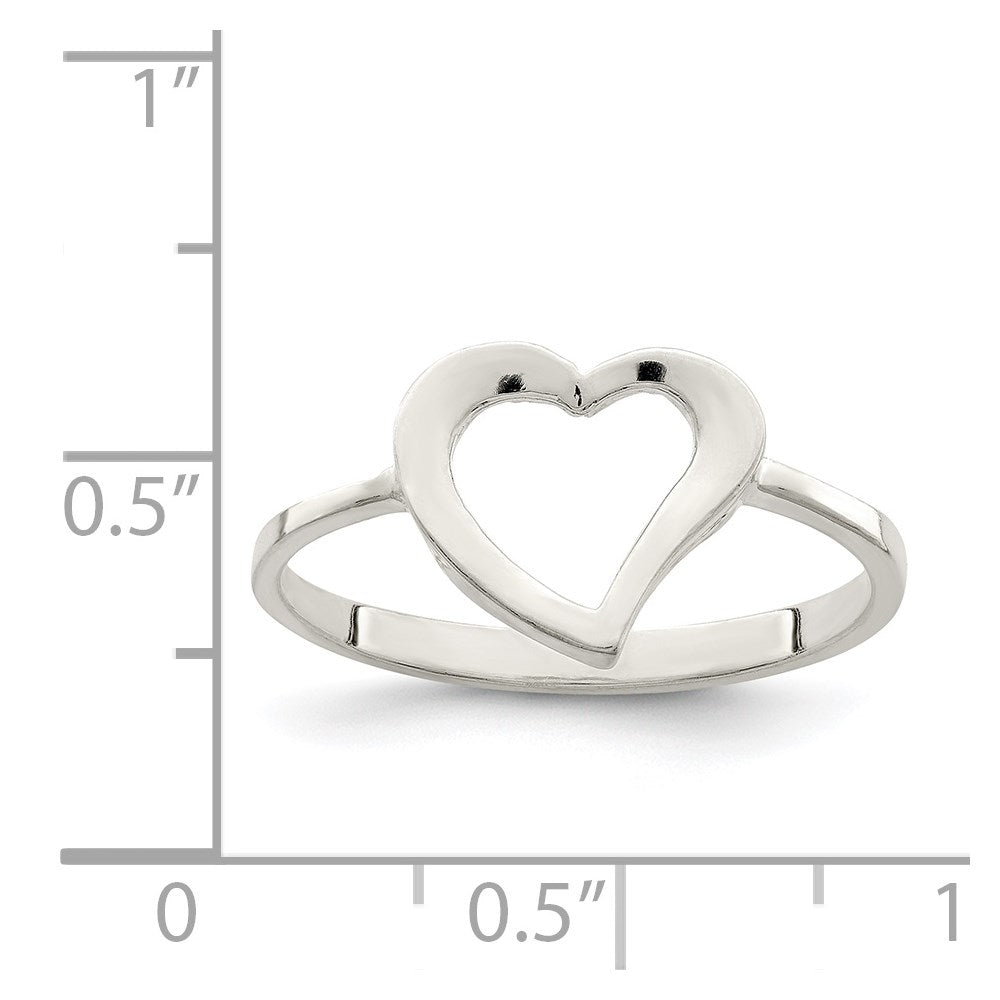 Sterlingsilber Herz Ring
