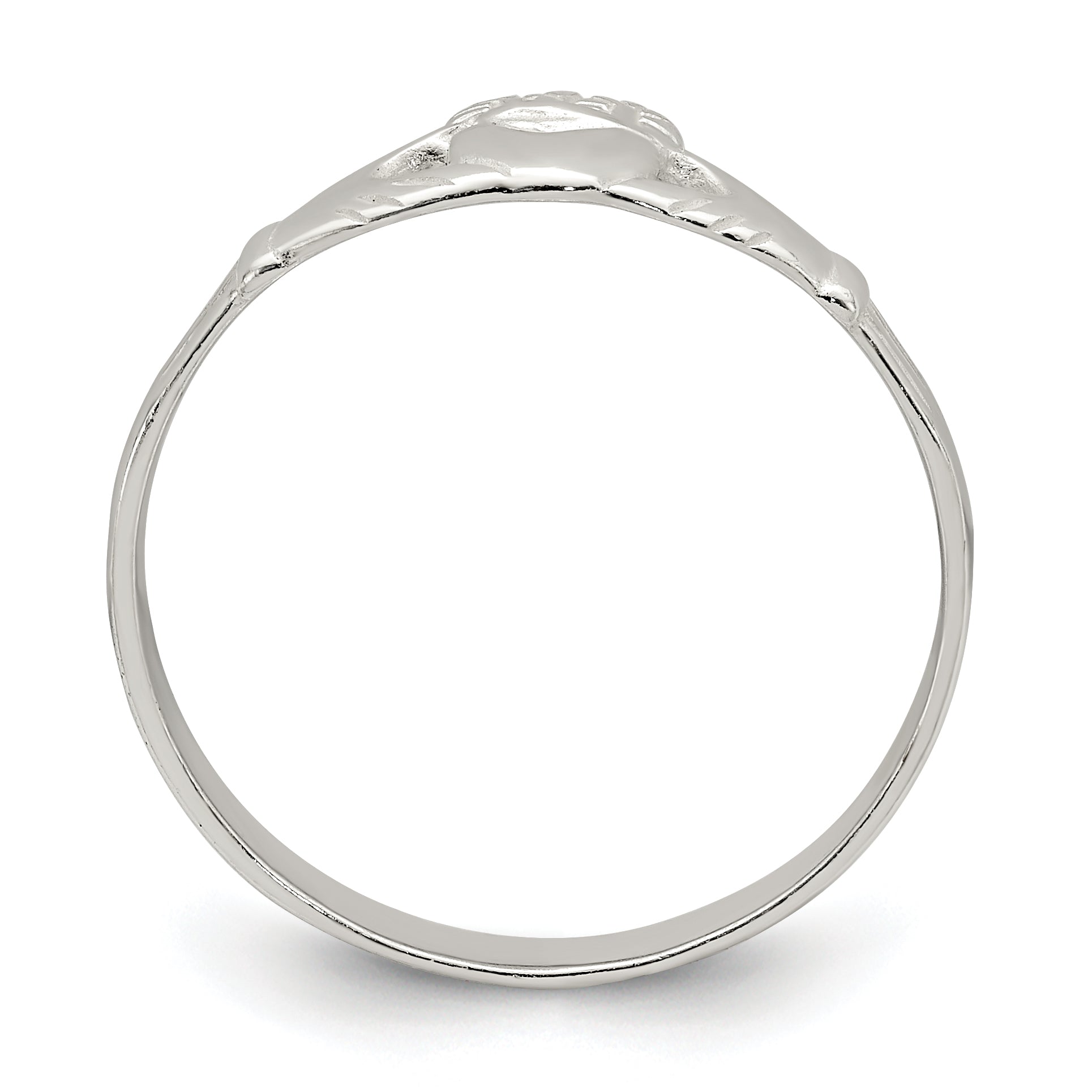 Sterlingsilber Claddagh Ring