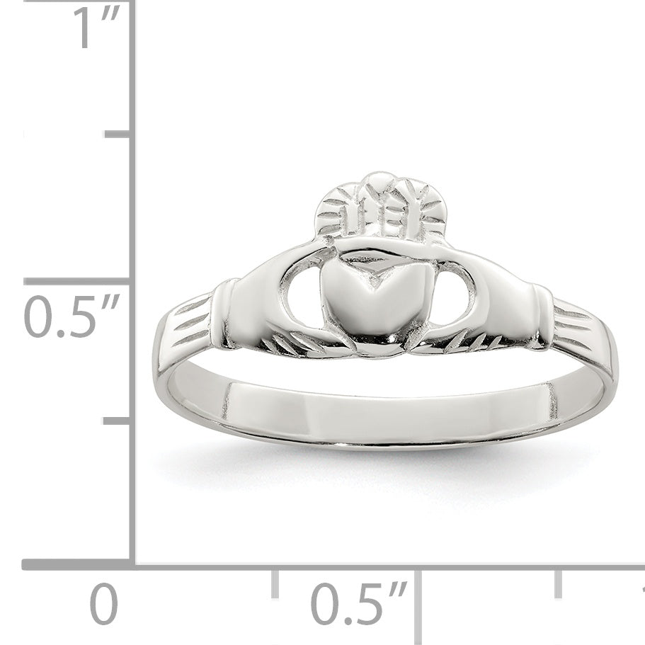 Sterlingsilber Claddagh Ring