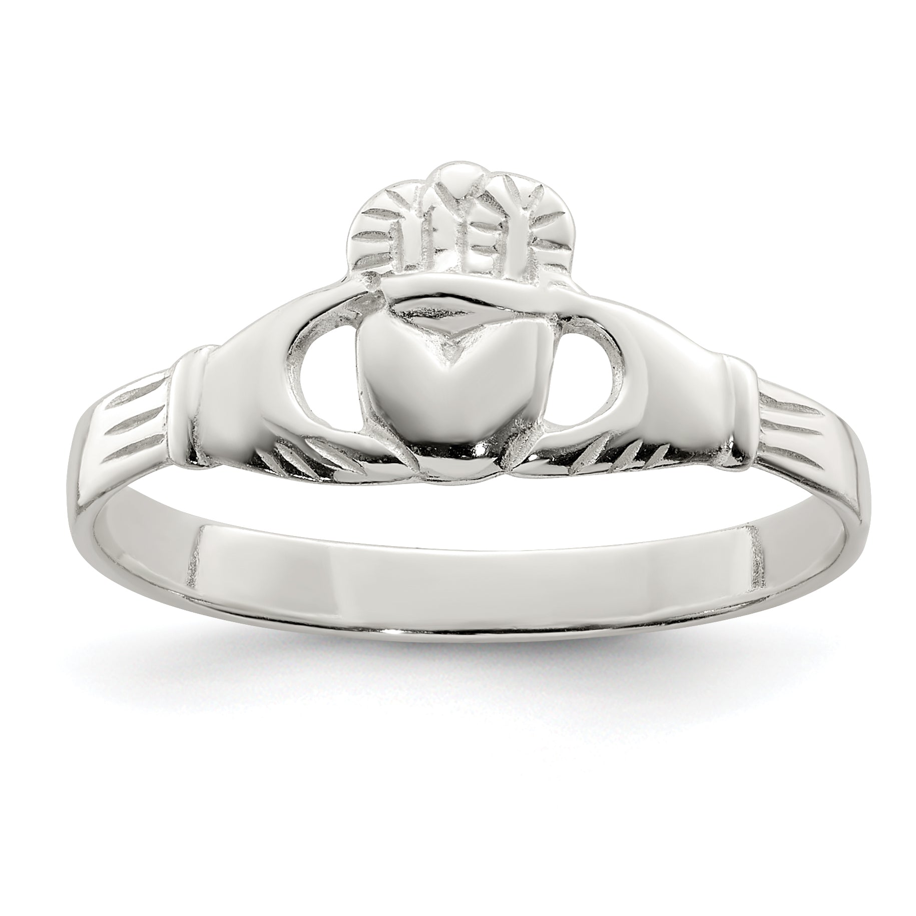Sterlingsilber Claddagh Ring